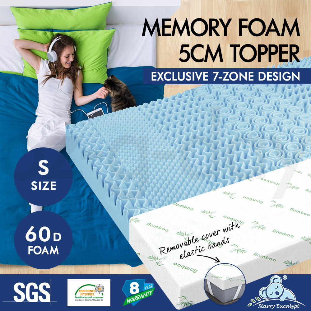 tontine comfortech memory foam bamboo topper