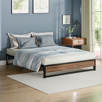 ALFORDSON Metal Bed Frame Double Size Mattress Base Platform Foundation Wood