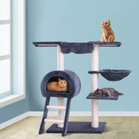 BEASTIE Cat Tree Scratching Post Scratcher Tower Condo House Furniture Wood 97cm