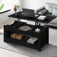 ALFORDSON Coffee Table Lift Up Top Laptop Desk Black