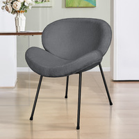 ALFORDSON Dining Chair Sherpa Grey