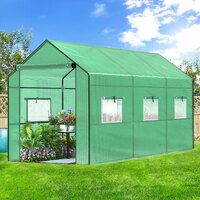 ALFORDSON Greenhouse Walk in  Green House PE Cover 3.5x2x2M