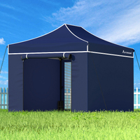 ALFORDSON Gazebo 3x4.5 Pop Up Marquee Navy