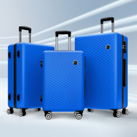 ALFORDSON Luggage 3PCS Set Suitcase Trolley TSA Carry on Hard Case Blue