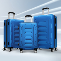 ALFORDSON Luggage 3PCS Set Suitcase Trolley TSA Carry on Hard Case Blue