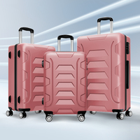 ALFORDSON Luggage 3PCS Set Suitcase Trolley TSA Carry on Hard Case Pink