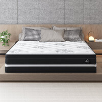 STARRY EUCALYPT Mattress Pocket Spring Queen Size Latex Euro Top 34cm Bethany