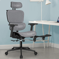 ALFORDSON Ergonomic Office Chair Mesh Executive Racing Computer Seat Black Grey