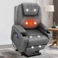 ALFORDSON Recliner Chair Electric Lift Heated Massage Armchair Lounge Sofa