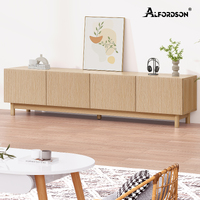 ALFORDSON Entertainment Unit TV Cabinet Stand 180cm Oak