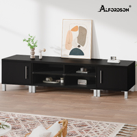 ALFORDSON Entertainment Unit TV Cabinet Stand 190cm Black