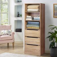 ALFORDSON Wardrobe Clothes Closet Storage Cabinet Organizer Wood