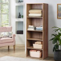 ALFORDSON Wardrobe Clothes Closet Storage Cabinet 5 Shelves Wood