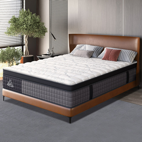 STARRY EUCALYPT Mattress Pocket Spring Double Size Latex Euro Top 34cm 9 zone