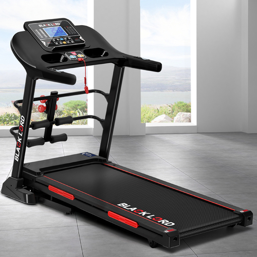 BLACK LORD Treadmill Electric Home Gym Exercise Running Machine Auto Incline